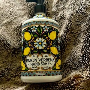 Beautiful Sicilian Deruta Lemon Verbena Hand soap